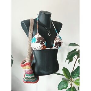 2003 Vintage 725 Originals | y2k Graphic Triangle Bikini Top